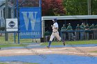 Baseball vs Babson  Wheaton College Baseball vs Babson during Championship game of the NEWMAC Championship hosted by Wheaton. - (Photo by Keith Nordstrom) : Wheaton, baseball, NEWMAC